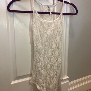 Lace tank top